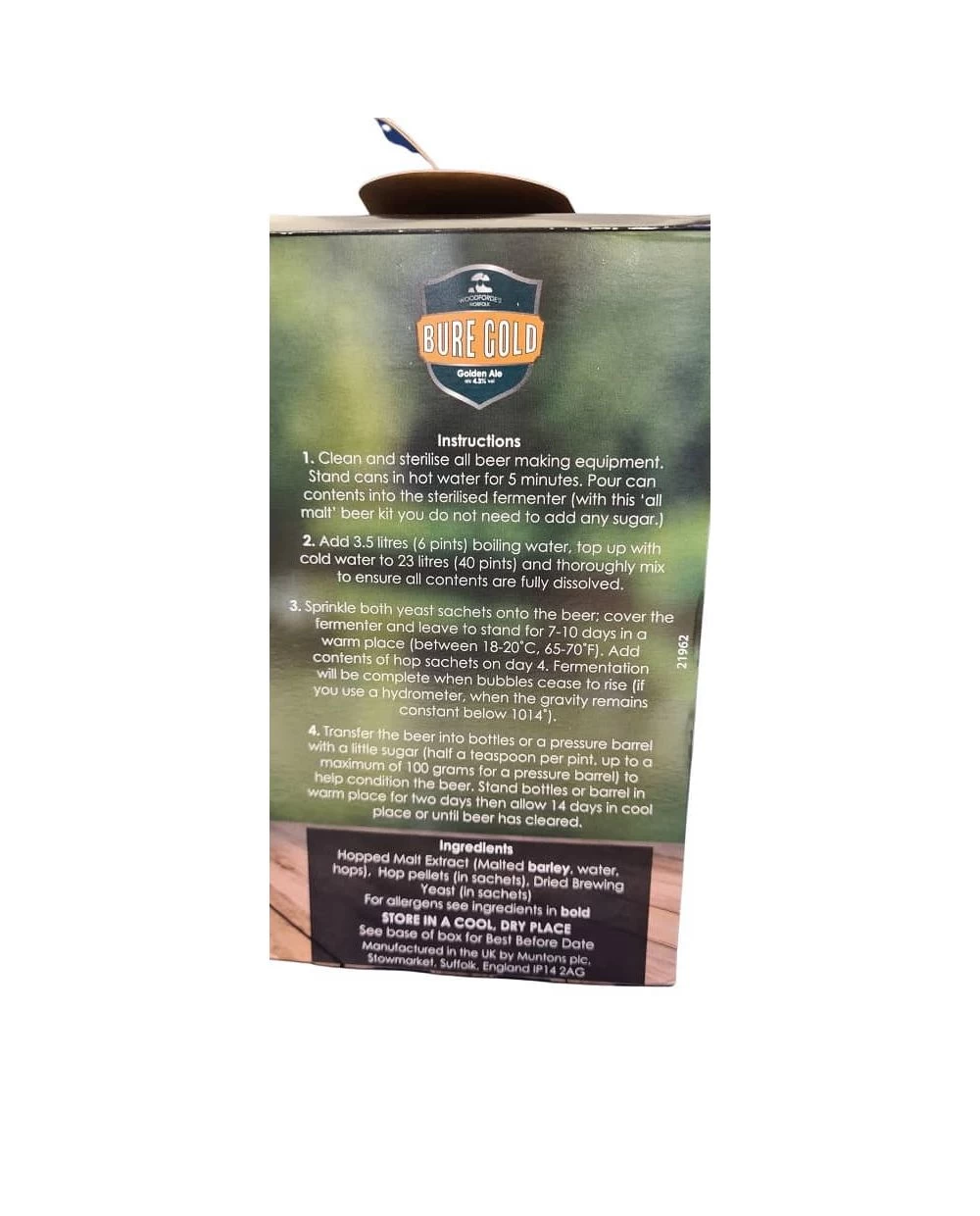 Woodfordes Bure Gold Beer Kit 3 Woodfordes Bure Gold Beer Kit