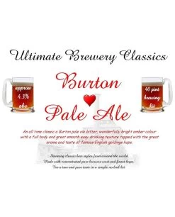 Ultimate Brewery Classics Burton Pale Ale Beer Kit