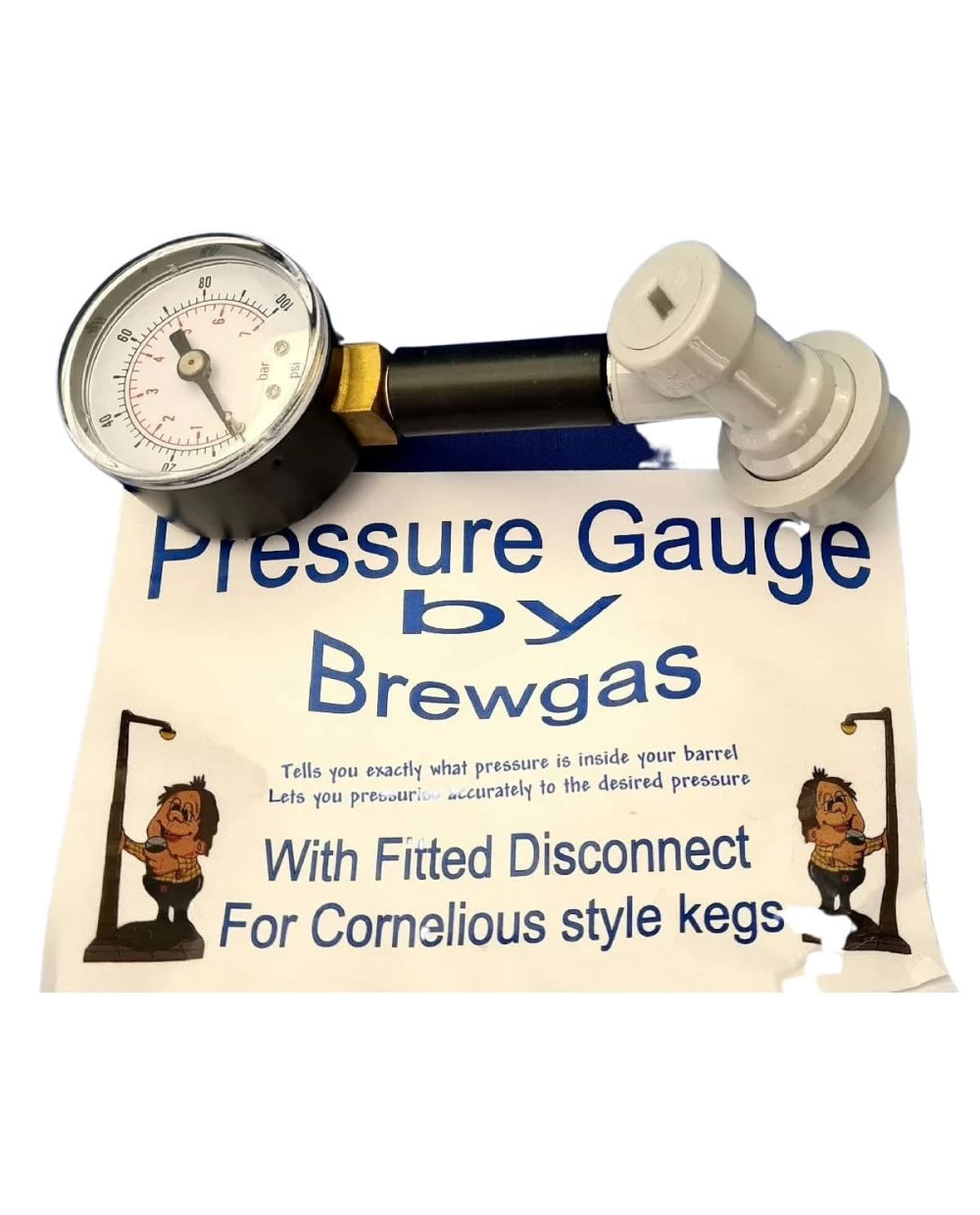 Cornelius Pressure Gauge With Disconnect 3 Cornelius Pressure Gauge With Disconnect