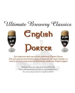 Ultimate Brewery Classics English Porter Beer Kit