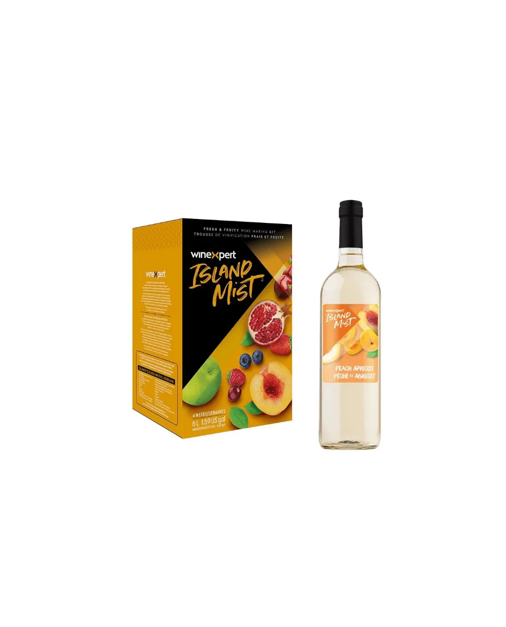 Island Mist Peach Apricot Wine Kit - Winexpert 3 Island Mist Peach Apricot Wine Kit - Winexpert