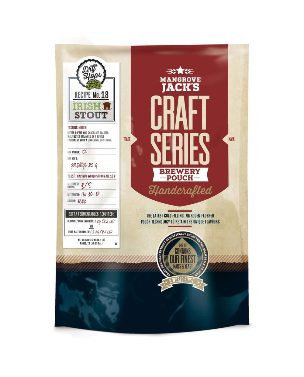 Mangrove Jacks Irish Stout Beer Kit 3 Mangrove Jacks Irish Stout Beer Kit