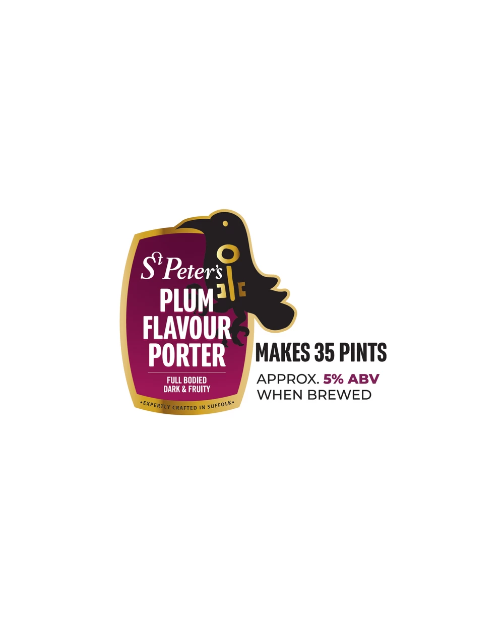 St Peters Plum Porter Beer Kit 6 St Peters Plum Porter Beer Kit - Image 4