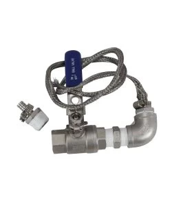 Stainless Steel Hop Strainer Kit 30" Length In Brew Kettle For Filter