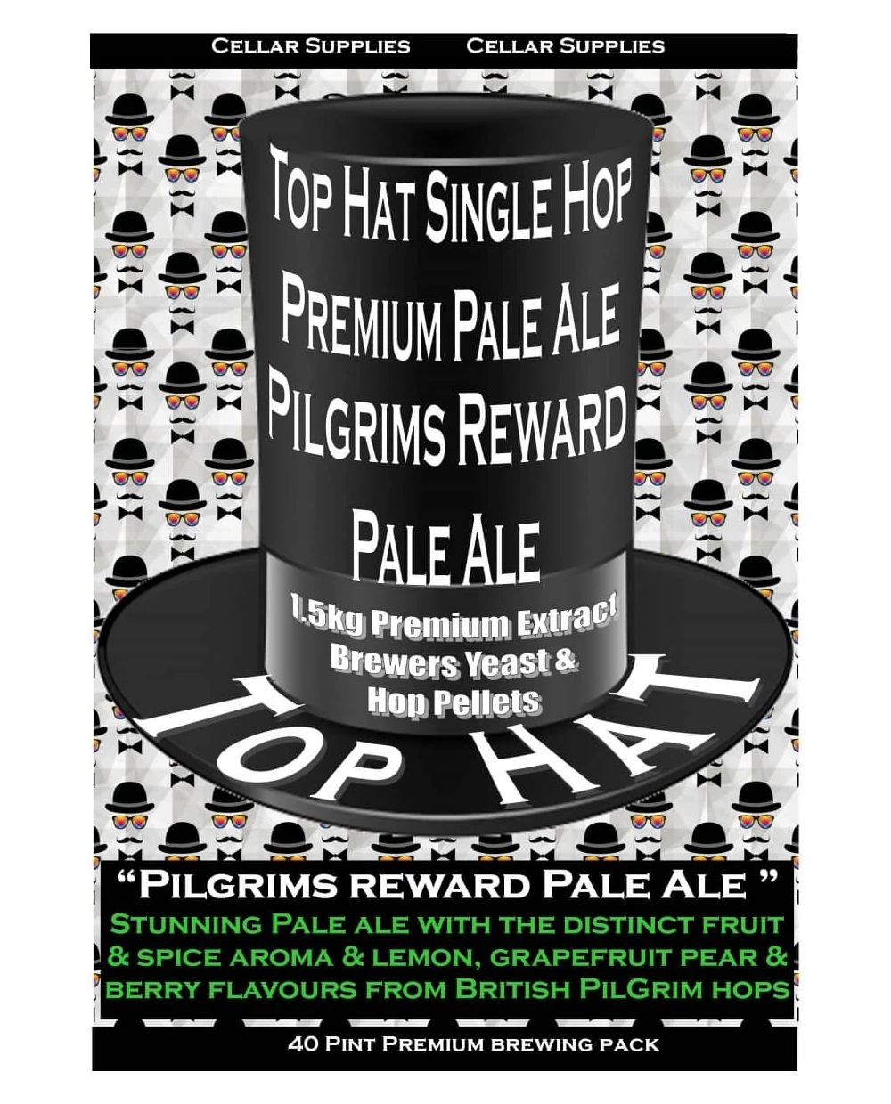 Top Hat Pilgrims Reward Pale Ale Beer Kit 3 Top Hat Pilgrims Reward Pale Ale Beer Kit