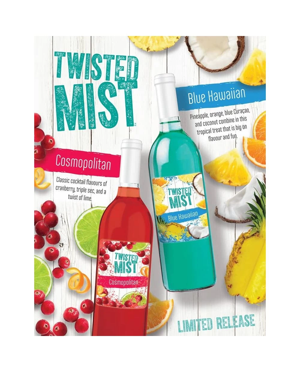 Winexpert Twisted Mist™ Cosmopolitan Cocktail Wine Kit 4 Winexpert Twisted Mist™ Cosmopolitan Cocktail Wine Kit - Image 2