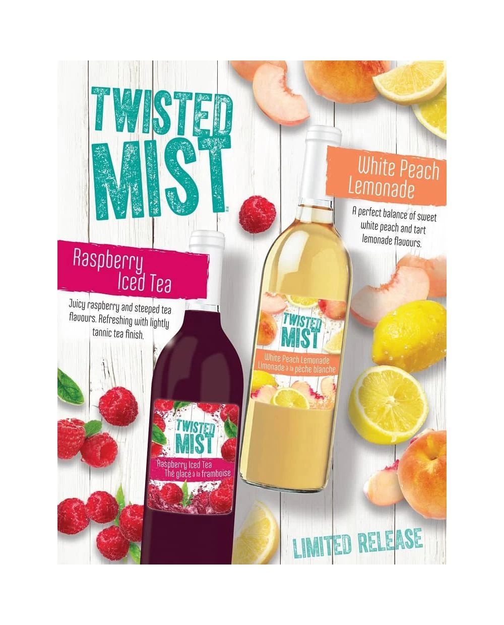 Winexpert Twisted Mist™ Raspberry Iced Tea Wine Kit 4 Winexpert Twisted Mist™ Raspberry Iced Tea Wine Kit - Image 2