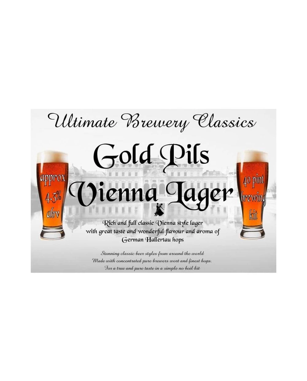 Ultimate Brewery Classics Vienna Lager Beer Kit 3 Ultimate Brewery Classics Vienna Lager Beer Kit