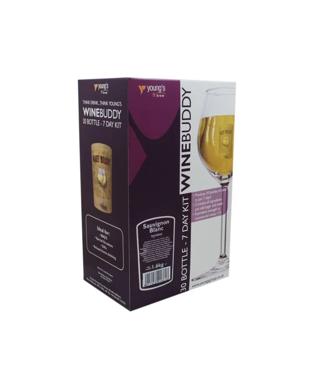 WineBuddy Sauvignon Blanc 30 Bottle Wine Kit 3 WineBuddy Sauvignon Blanc 30 Bottle Wine Kit