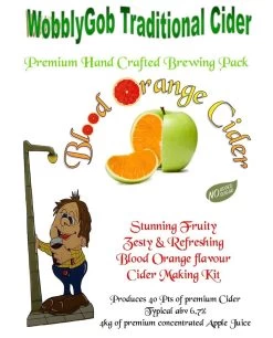 WobblyGob Blood Orange Cider Kit