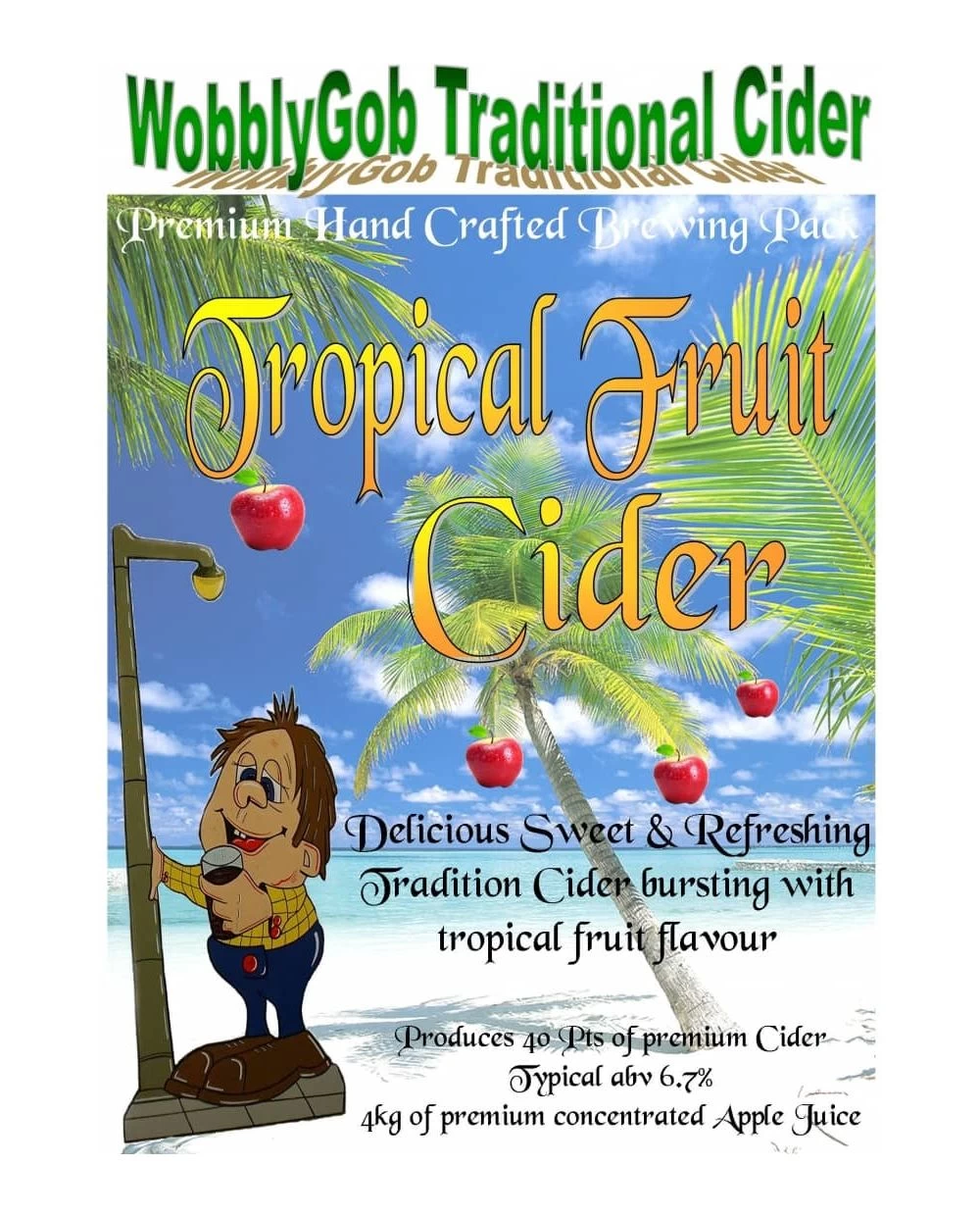 WobblyGob Tropical Fruit Cider Kit 3 WobblyGob Tropical Fruit Cider Kit